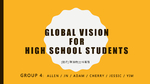 Global vision for high school students